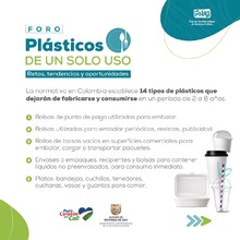 Foro sobre pl&aacute;sticos de un solo uso: retos, tendencias y oportunidades
