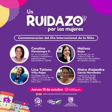 Un Ruidazo por las Mujeres en conmemoraci&oacute;n del D&iacute;a de la Ni&ntilde;a