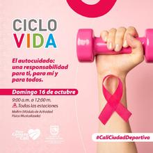 La Ciclovida, un espacio de solidaridad color rosa