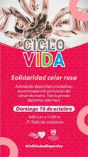 La Ciclovida, un espacio de solidaridad color rosa