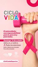 La Ciclovida, un espacio de solidaridad color rosa