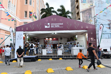 Yoav Eshed deslumbr&oacute; con los sonidos de Jazz en la Feria del Libro.