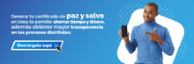 Descargar certificado de paz y salvo