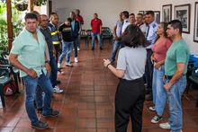 Agentes de tr&aacute;nsito se capacitan sobre trabajo en equipo