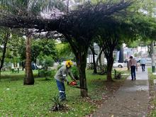 Funcionarios de la Uaesp se pusieron &lsquo;la 10&rsquo; para embellecer el Parque de la M&uacute;sica