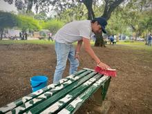 Funcionarios de la Uaesp se pusieron &lsquo;la 10&rsquo; para embellecer el Parque de la M&uacute;sica