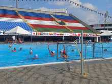 Waterpolo nacional nad&oacute; a sus anchas en las piscinas Hernando Botero O&rsquo;byrne