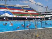 Waterpolo nacional nad&oacute; a sus anchas en las piscinas Hernando Botero O&rsquo;byrne
