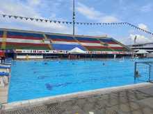 Waterpolo nacional nad&oacute; a sus anchas en las piscinas Hernando Botero O&rsquo;byrne