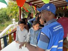 Con ni&ntilde;os y ni&ntilde;as del corregimiento de Felidia se promueve la cultura ciudadana