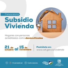 Subsidio distrital para compra de vivienda en Cali es diferente a Mi Casa Ya