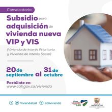 Subsidio distrital para compra de vivienda en Cali es diferente a Mi Casa Ya