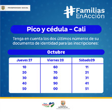 Se inician las Inscripciones de Familias en Acci&oacute;n para quienes est&aacute;n focalizados