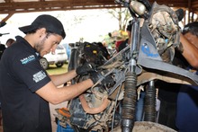 J&oacute;venes de Todas y Todos a Estudiar practican en brigadas de mantenimiento