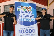 J&oacute;venes de Todas y Todos a Estudiar practican en brigadas de mantenimiento