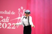 Los m&aacute;s peque&ntilde;os tambi&eacute;n azotan baldosa en el Festival Mundial de Salsa Cali 2022