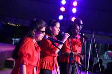 Orquesta de invidentes encendi&oacute; al p&uacute;blico en el Festival Mundial de Salsa 