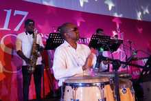 Orquesta de invidentes encendi&oacute; al p&uacute;blico en el Festival Mundial de Salsa 