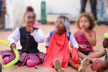 Dulces, recreaci&oacute;n y alegr&iacute;a para los ni&ntilde;os de corregimientos y albergues