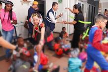 Dulces, recreaci&oacute;n y alegr&iacute;a para los ni&ntilde;os de corregimientos y albergues