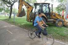 Es un hecho la instalaci&oacute;n del primer tramo de ciclo-infraestructura corredor calle 5&ordf; con carrera 80