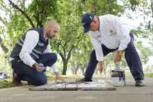Es un hecho la instalaci&oacute;n del primer tramo de ciclo-infraestructura corredor calle 5&ordf; con carrera 80