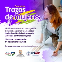 Concurso &lsquo;Trazos de mujeres&rsquo;, para vivir libres de violencias