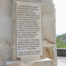 Sebasti&aacute;n de Belalc&aacute;zar fue puesto en pie con placa de reconocimiento a los pueblos ind&iacute;genas