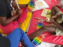 La alegr&iacute;a, el color y la diversi&oacute;n llegaron a los Proyectos Habitacionales del Plan Jarill&oacute;n