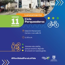 Cali tendr&aacute; 200 ciclo parqueaderos en 2023