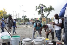 La Fuente Jovita se engalana para la ciudad
