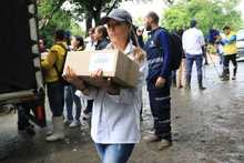 Una brigada de atenci&oacute;n lleg&oacute; este s&aacute;bado a los sectores afectados por las inundaciones