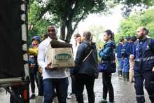 Una brigada de atenci&oacute;n lleg&oacute; este s&aacute;bado a los sectores afectados por las inundaciones