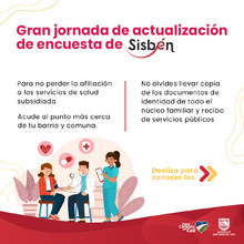 Salud P&uacute;blica dispone un punto para actualizaci&oacute;n de datos Sisb&eacute;n