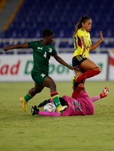Otro triunfo de la Selecci&oacute;n Colombia femenina sobre Zambia en segundo amistoso en Cali