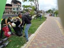 Dagma invita a vecinos de la Av Sim&oacute;n Bol&iacute;var  a sumarse a la jornada de amor por Cali