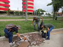 Dagma invita a vecinos de la Av Sim&oacute;n Bol&iacute;var  a sumarse a la jornada de amor por Cali