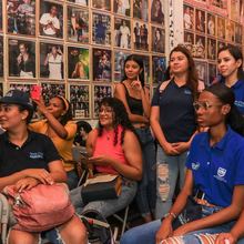 Los j&oacute;venes de Todas y Todos a Estudiar se movieron al ritmo de la salsa