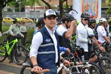 Segundo &lsquo;d&iacute;a sin carro y sin moto&rsquo; inici&oacute; con ciclopaseo desde el parque de Las Banderas hasta la Plazoleta Jairo Varela