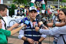 Segundo &lsquo;d&iacute;a sin carro y sin moto&rsquo; inici&oacute; con ciclopaseo desde el parque de Las Banderas hasta la Plazoleta Jairo Varela