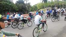 Bicipaseo desde el coraz&oacute;n del deporte, buena prueba en el segundo D&iacute;a sin carro y moto en Cali