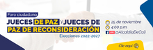 Foro ciudadano jueces de paz