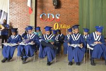 En ceremonia de graduaci&oacute;n de grado 5, ni&ntilde;os y ni&ntilde;as recibieron su cartilla La Paz es mi Cuento