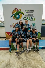 La selecci&oacute;n de patinaje cale&ntilde;a va rodando en oro