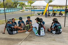 La selecci&oacute;n de patinaje cale&ntilde;a va rodando en oro