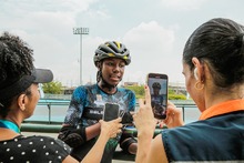 La selecci&oacute;n de patinaje cale&ntilde;a va rodando en oro