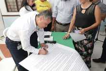 Firman pacto para iniciar &lsquo;Obras de Coraz&oacute;n&rsquo; alrededor de la galer&iacute;a Alameda