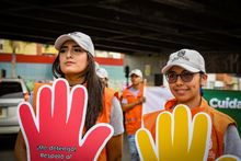 Promotores de Convivencia Vial contin&uacute;an su trabajo pedag&oacute;gico en las calles de Cali