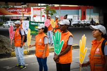 Promotores de Convivencia Vial contin&uacute;an su trabajo pedag&oacute;gico en las calles de Cali