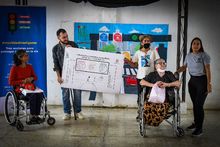 Personas en condici&oacute;n de discapacidad resaltan importancia del nuevo sistema de semaforizaci&oacute;n inteligente